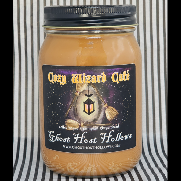 Cozy Wizard Café candle