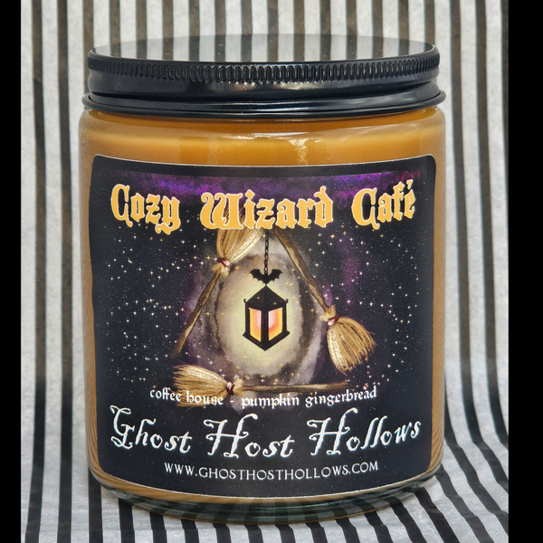Cozy Wizard Café candle