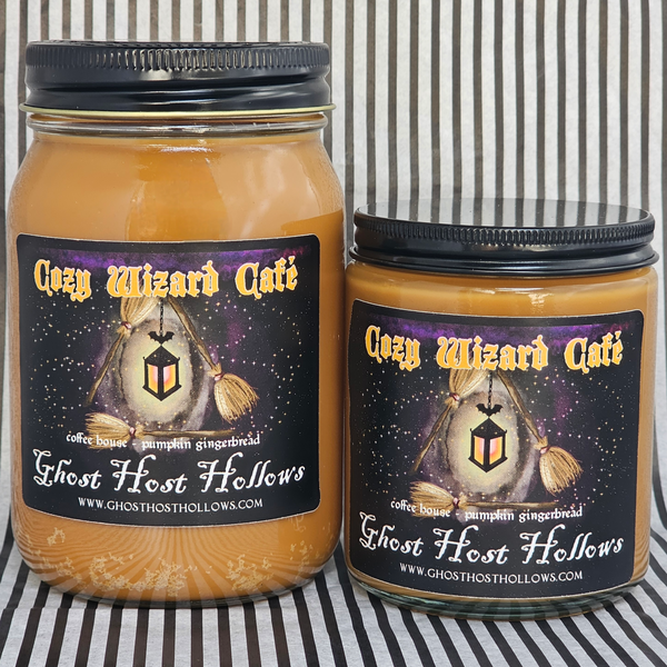 Cozy Wizard Café candle