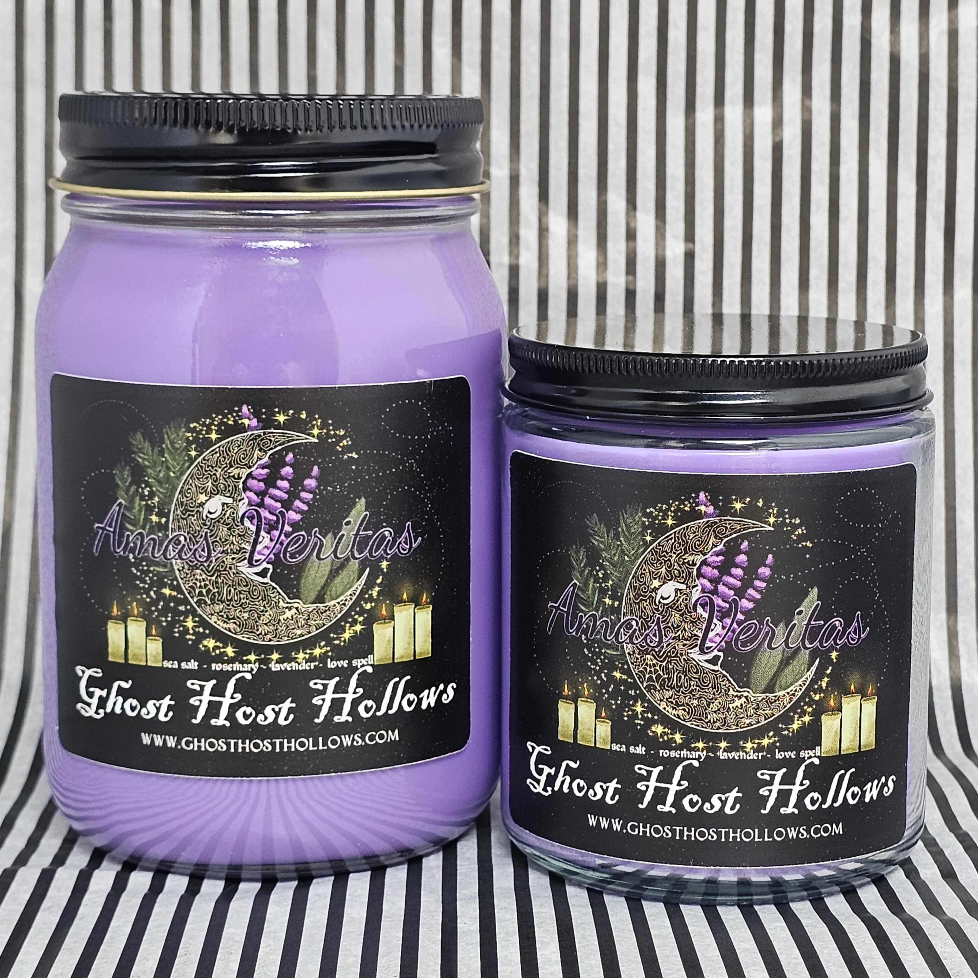 Amas Veritas candle