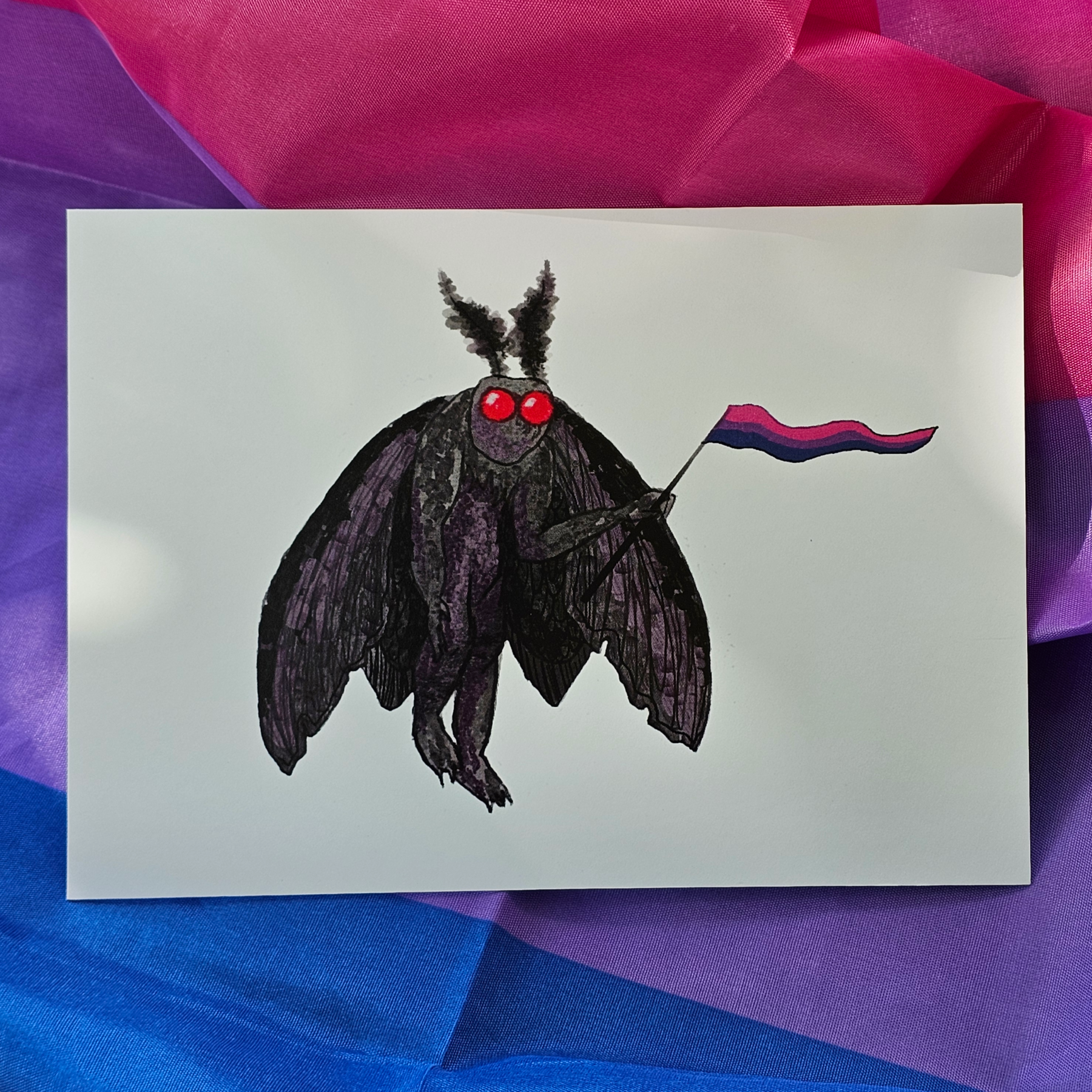Bi Mothman fine art print