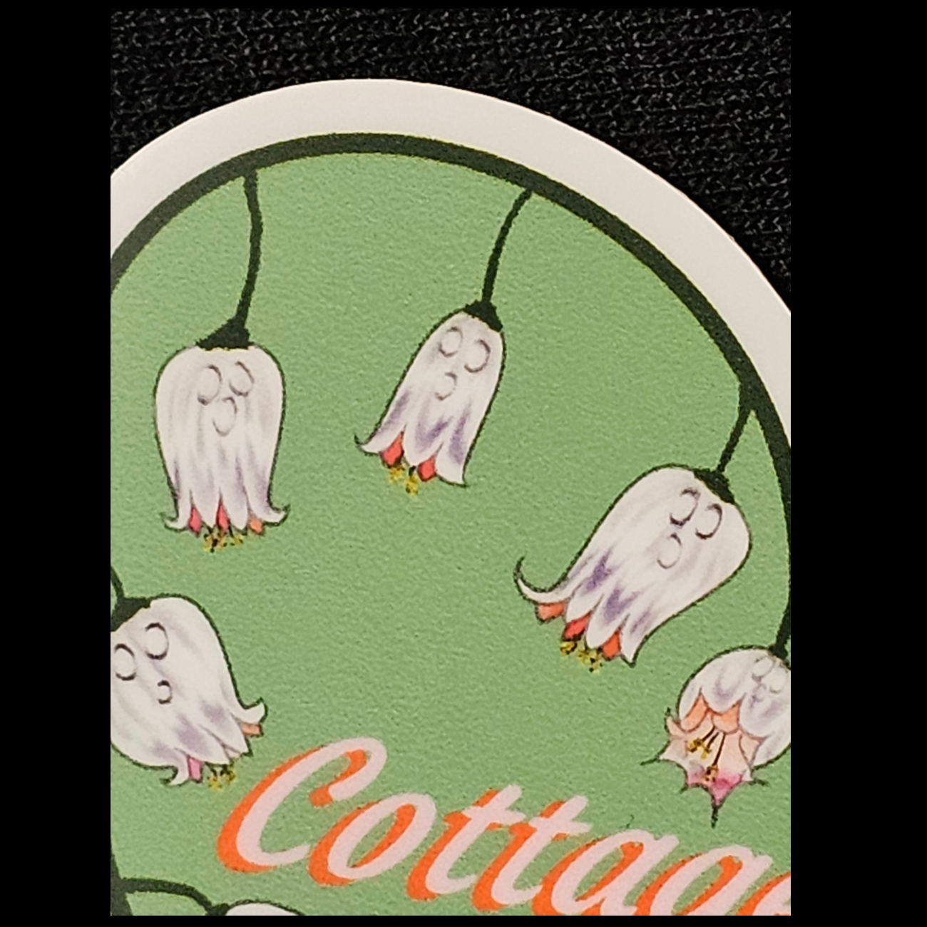 Cottagecore Lesbian vinyl sticker