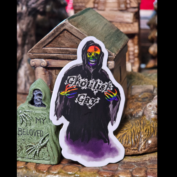 Ghoulish Gay vinyl sticker