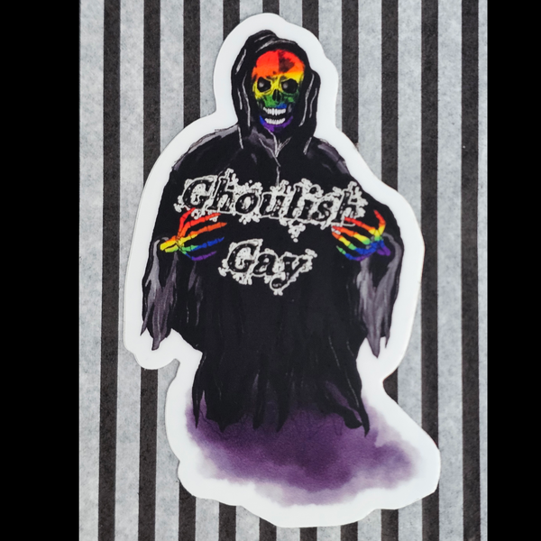 Ghoulish Gay vinyl sticker