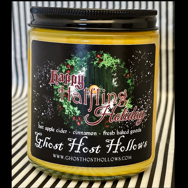 Happy Halfling Holiday candle