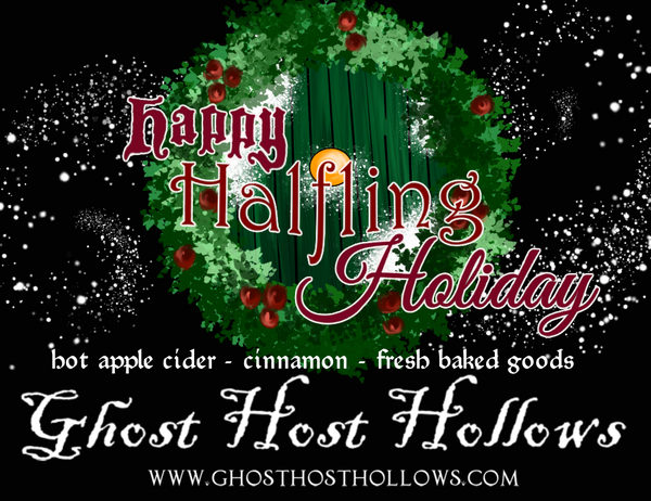 Happy Halfling Holiday candle