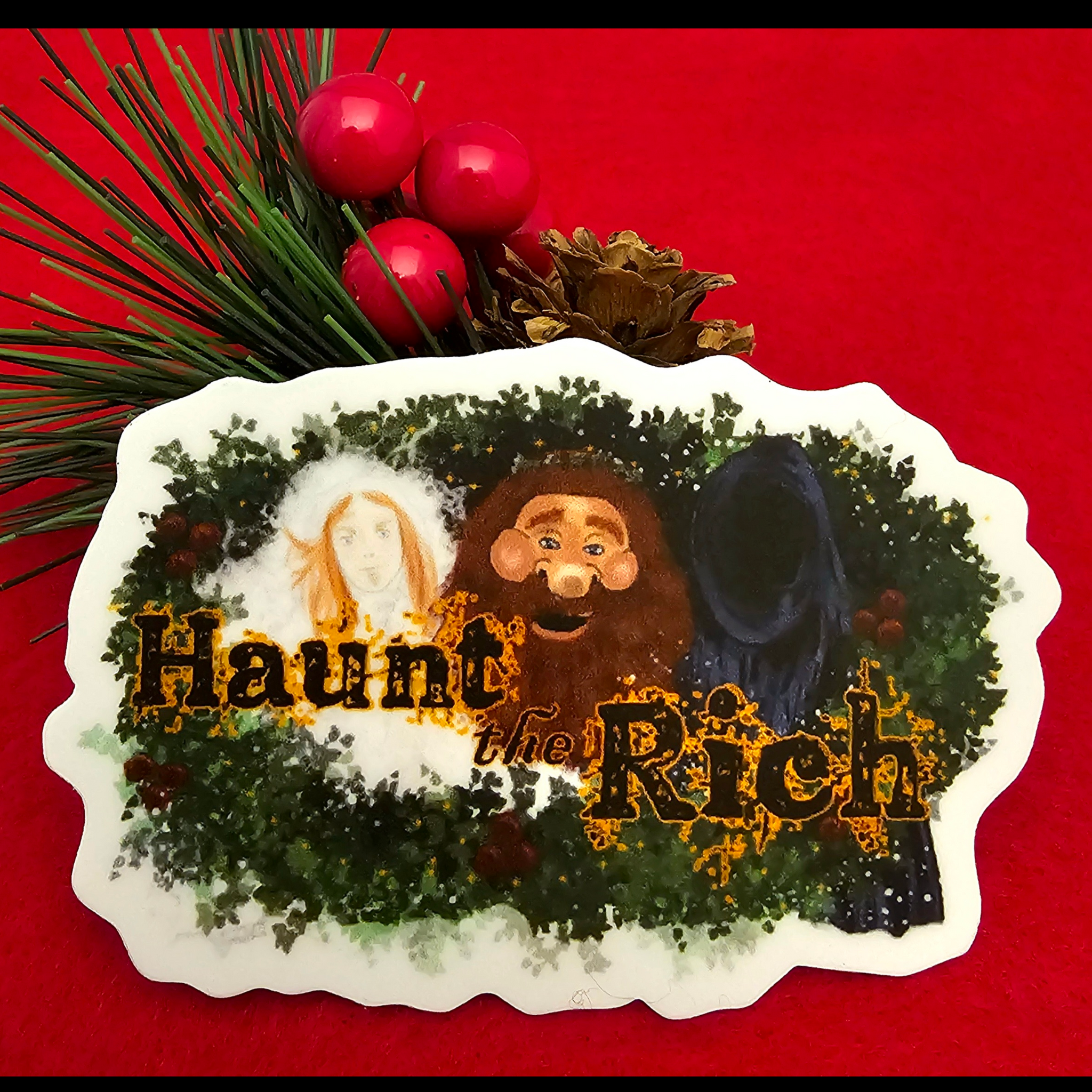 Haunt the Rich vinyl sticker