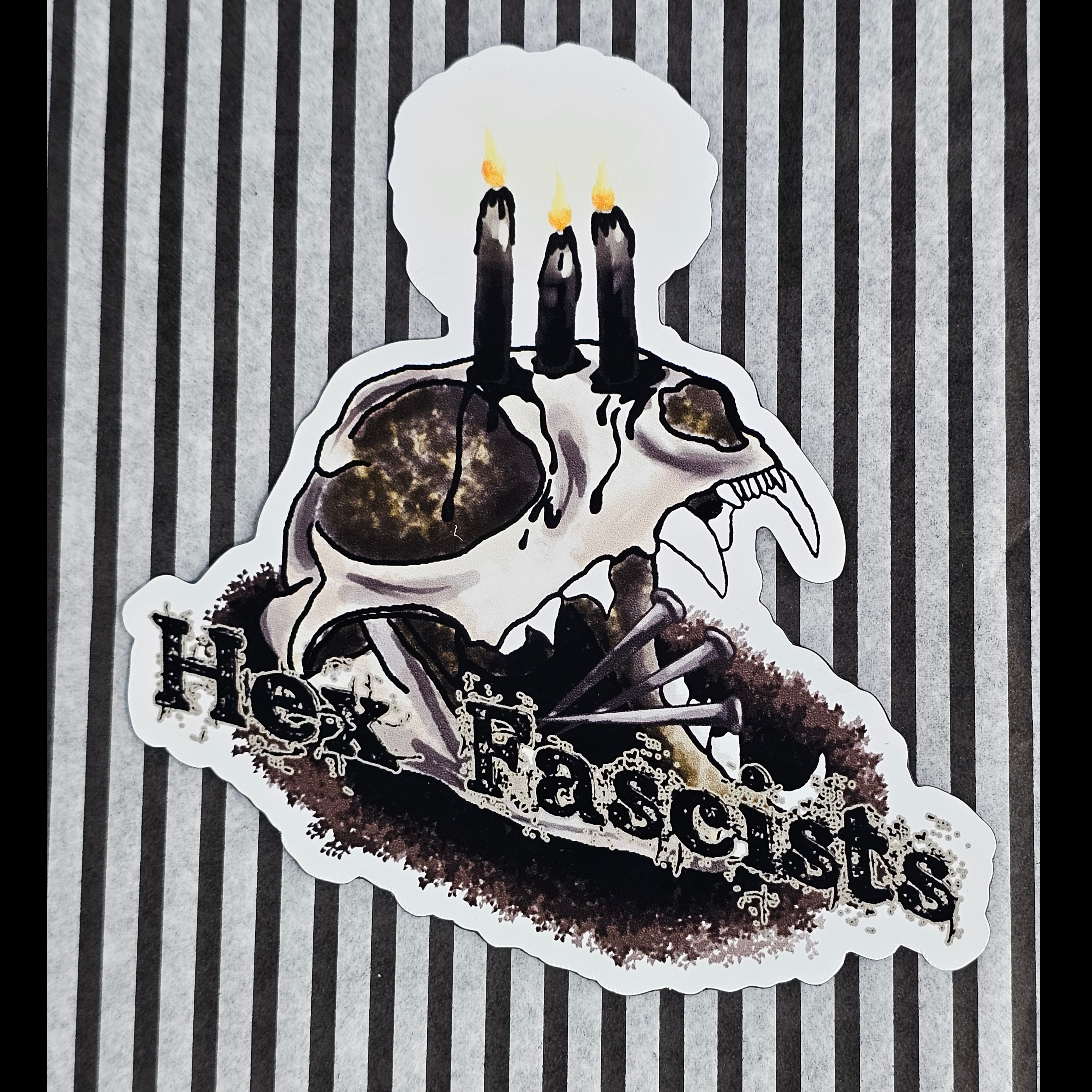Hex Fascists magnet