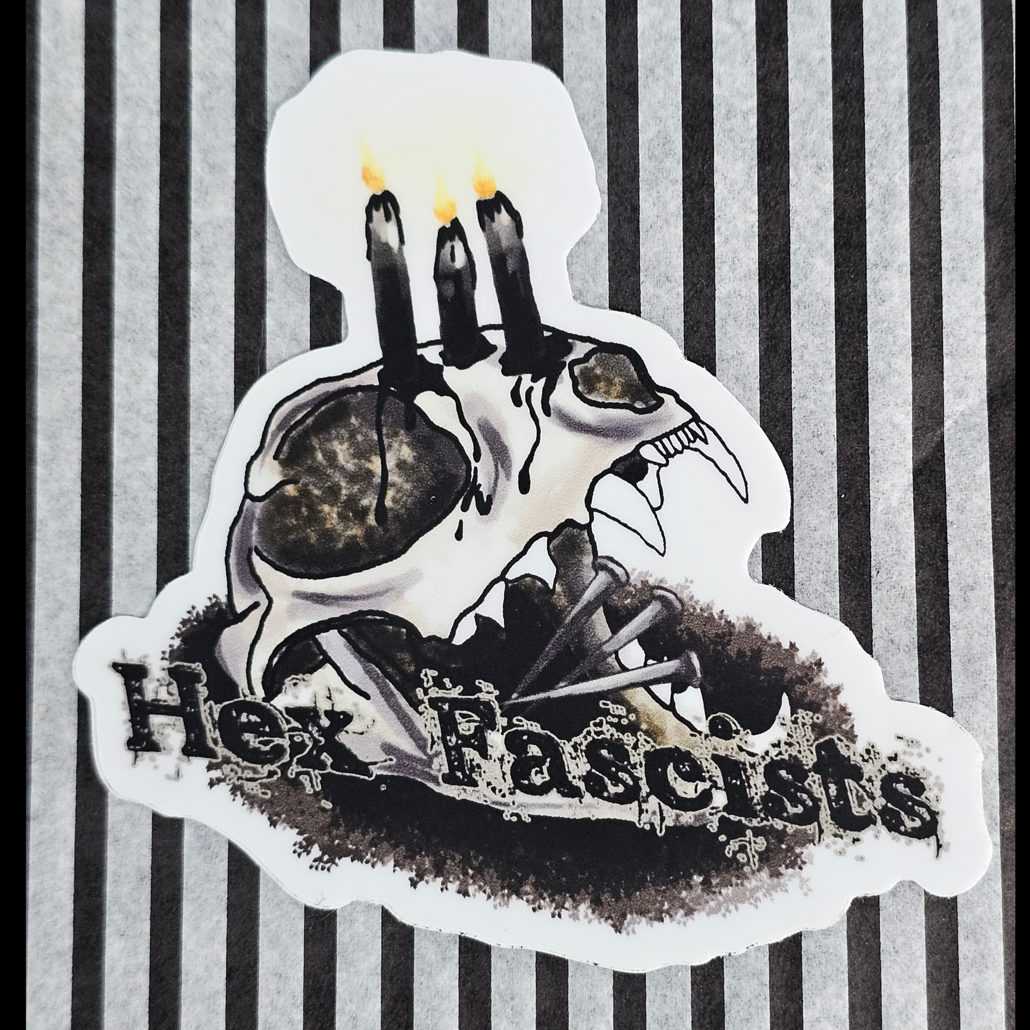 Hex Fascists vinyl sticker