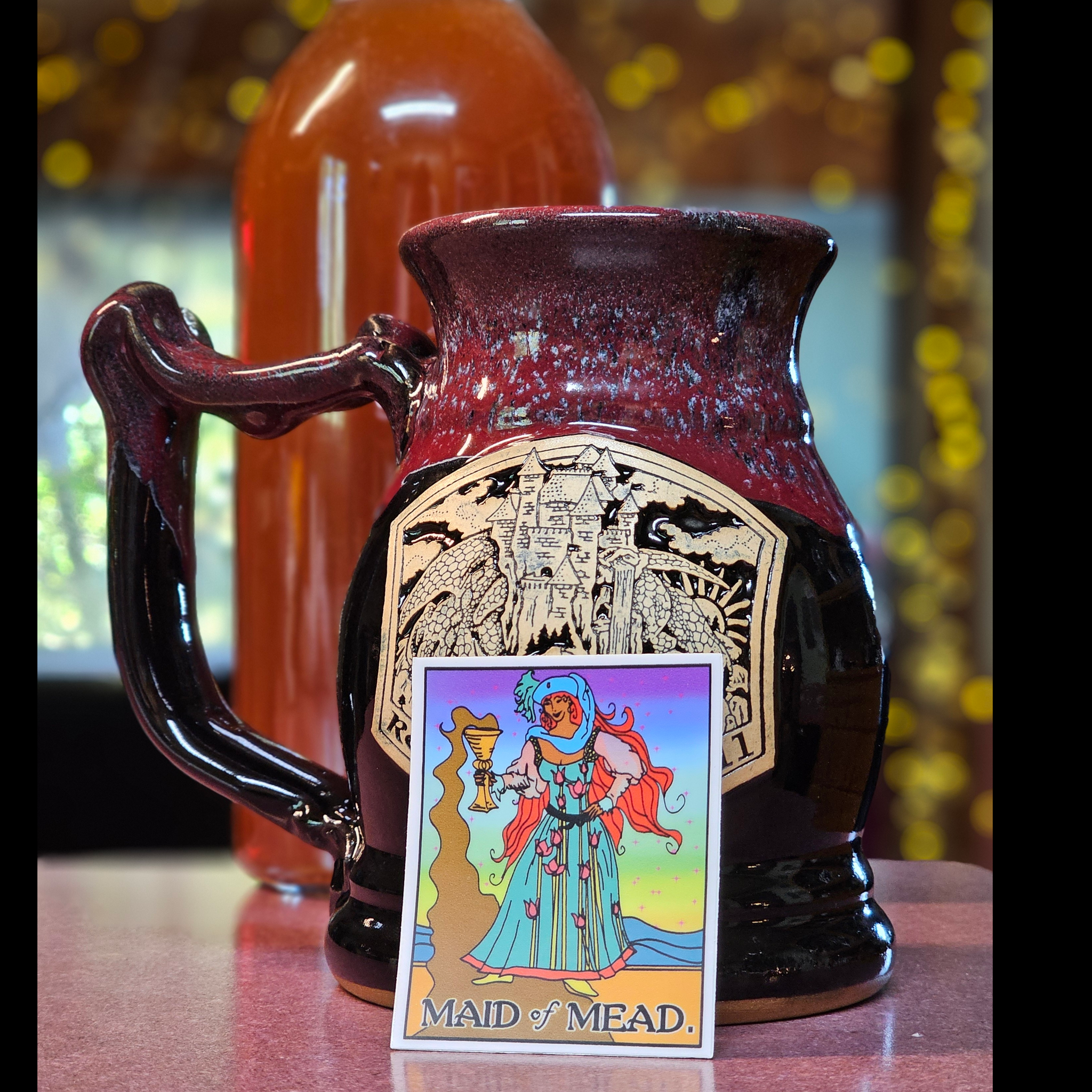 Maid of Mead vinyl sticker