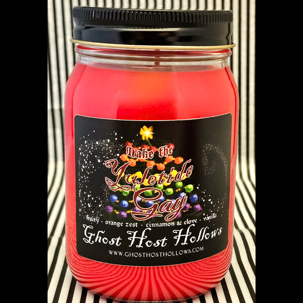 Make the Yuletide Gay candle