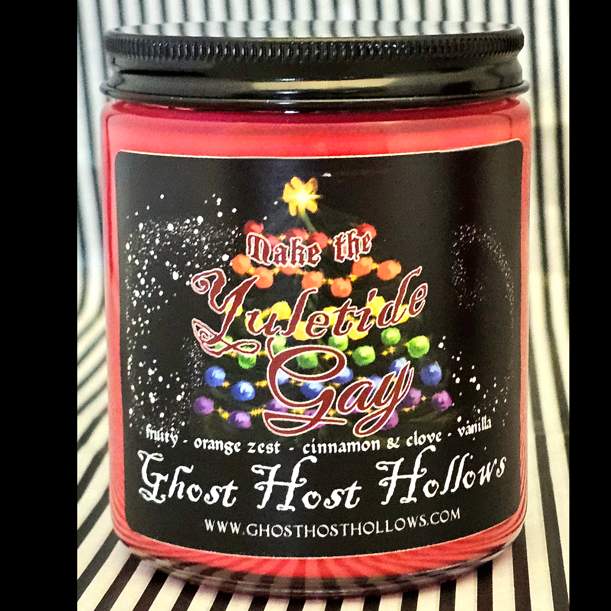 Make the Yuletide Gay candle