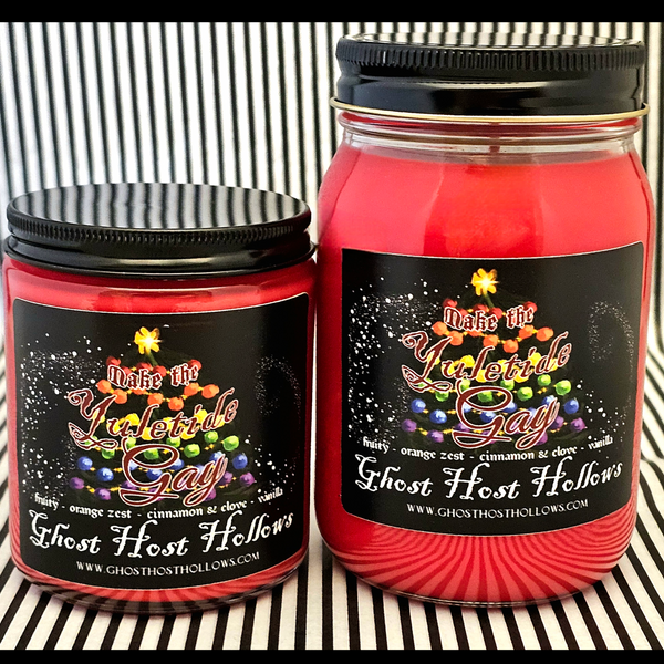 Make the Yuletide Gay candle