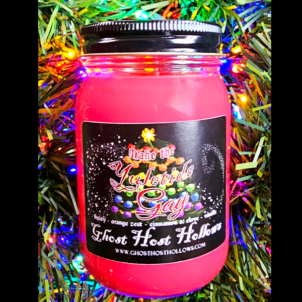 Make the Yuletide Gay candle