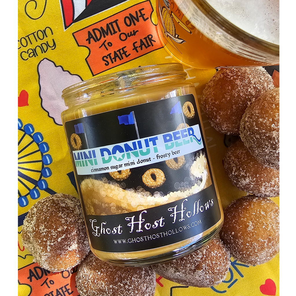 Mini Donut Beer candle