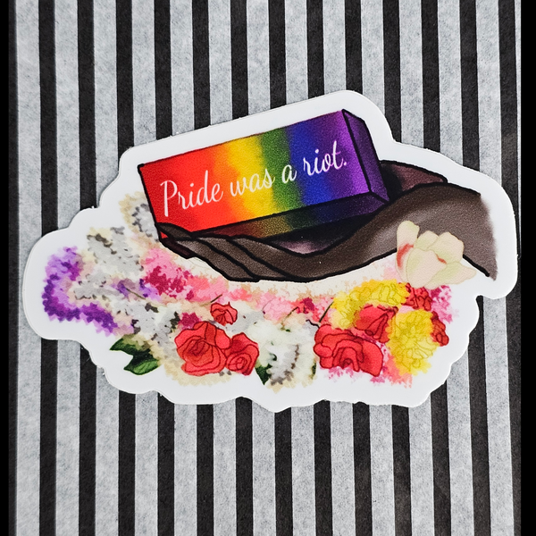 Pride was a Riot vinyl sticker