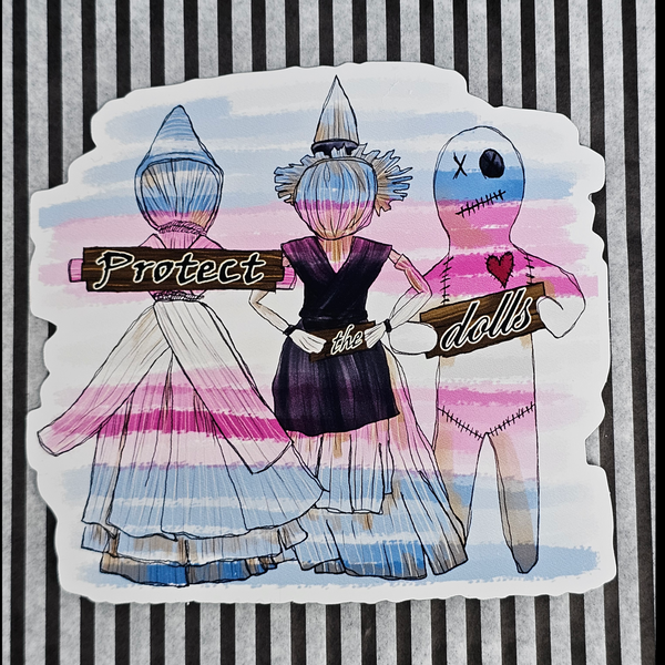 Protect the Dolls magnet