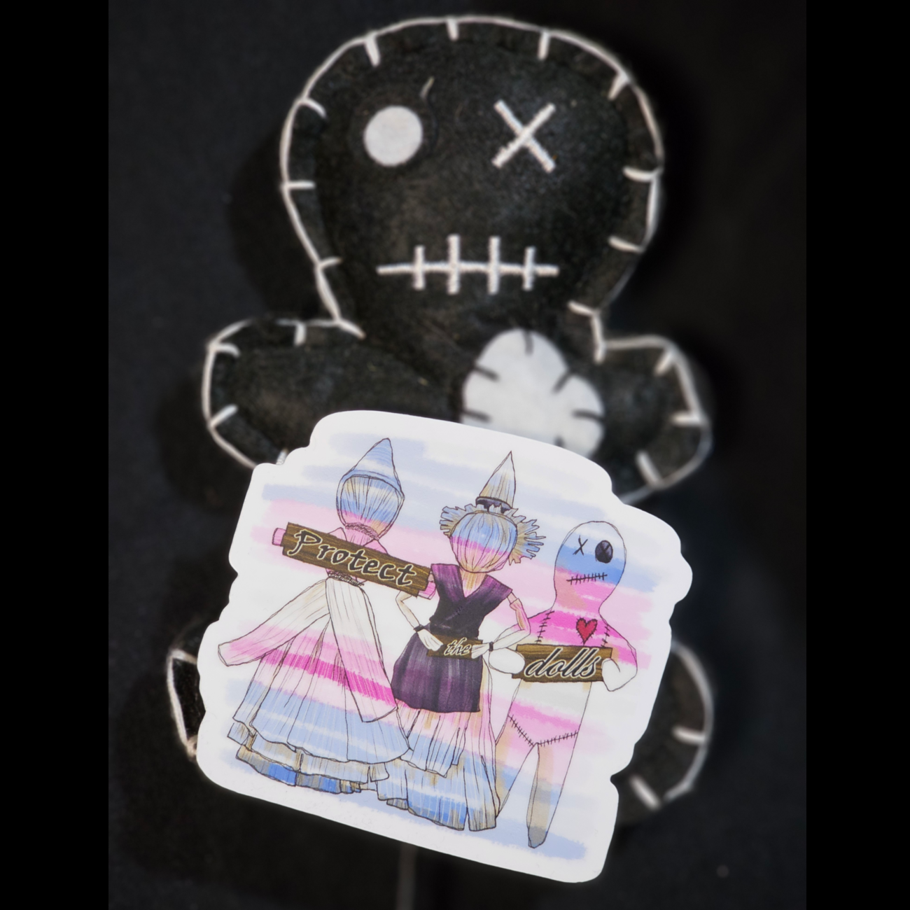 Protect the Dolls vinyl sticker