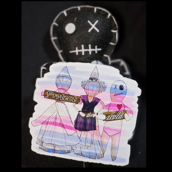 Protect the Dolls magnet