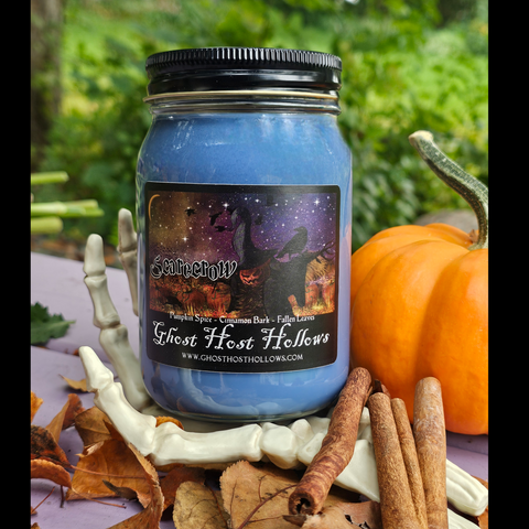 Scarecrow candle