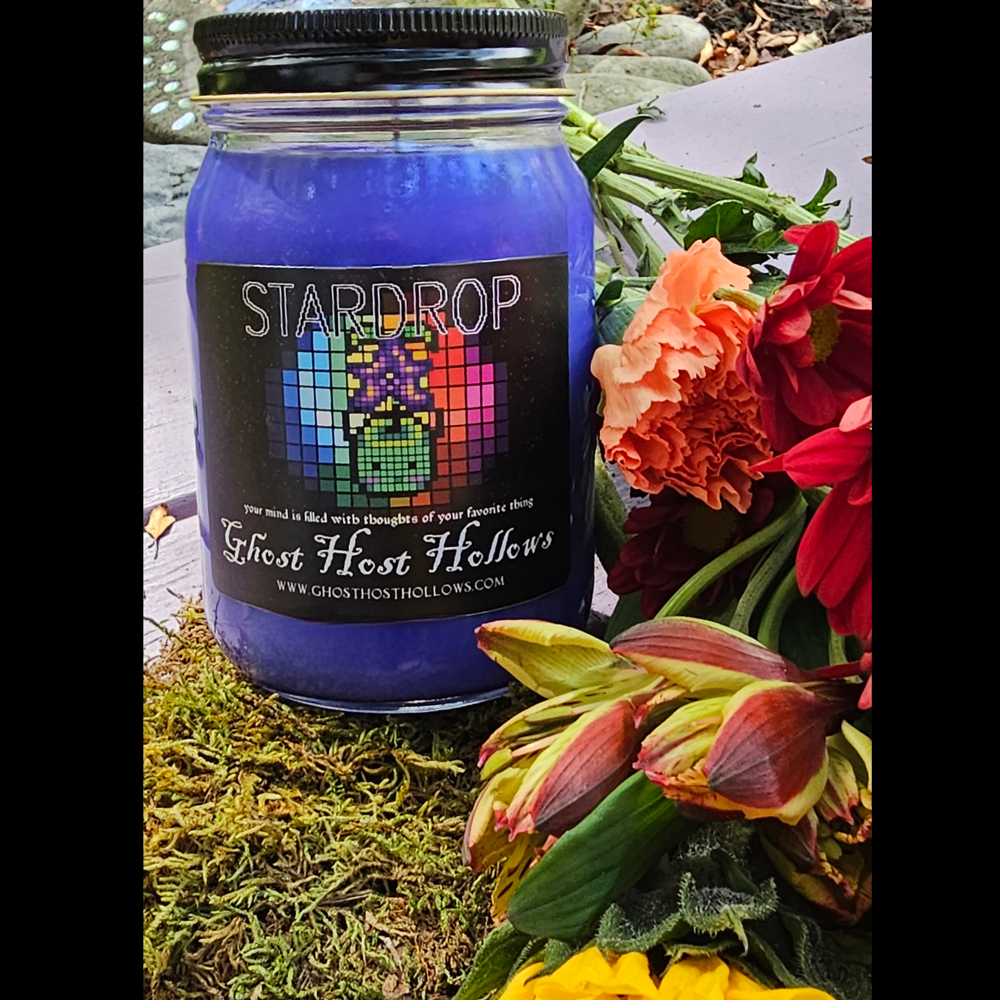 Stardrop candle
