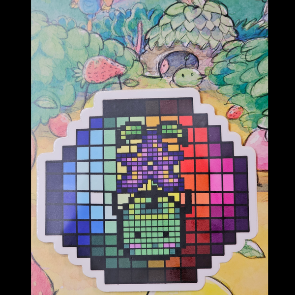 Stardrop vinyl sticker