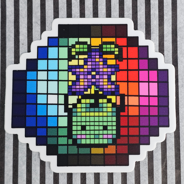 Stardrop vinyl sticker