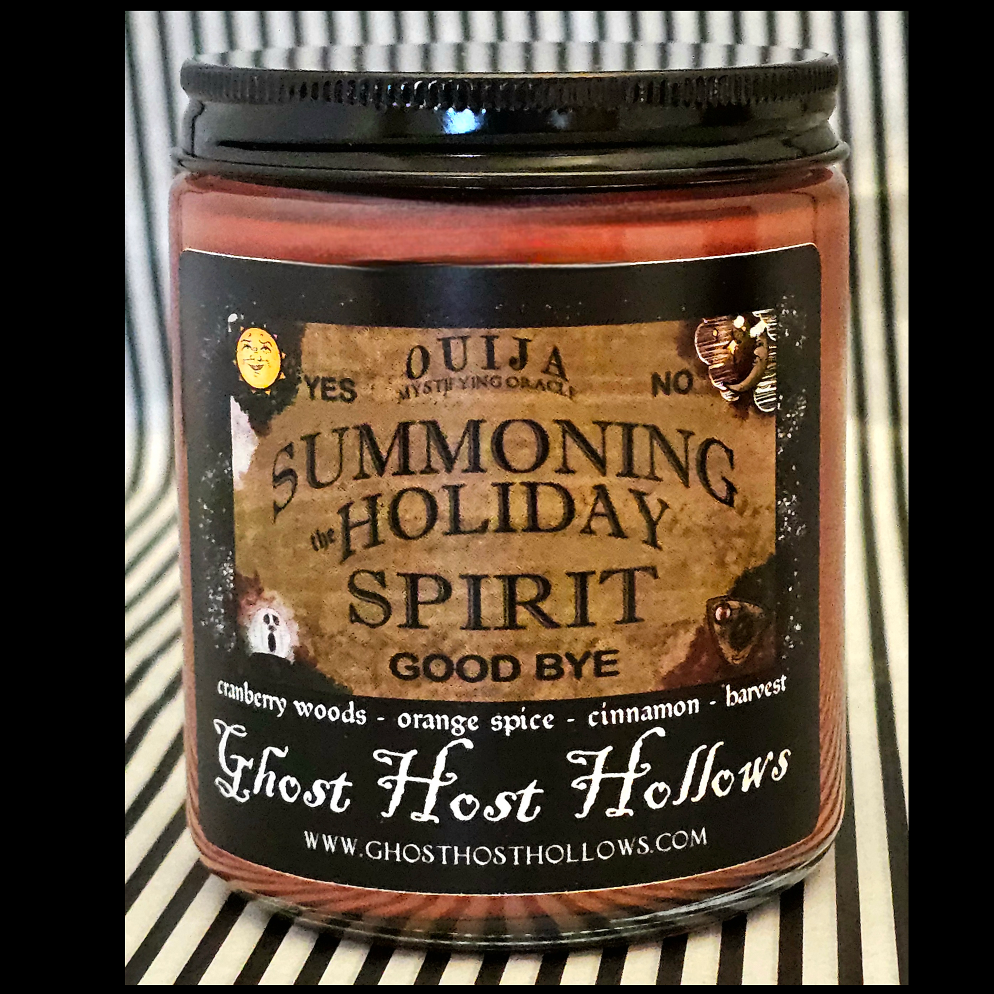 Summoning the Holiday Spirit candle