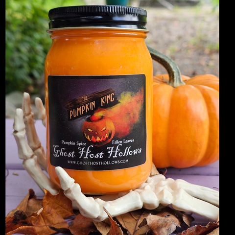 The Pumpkin King candle