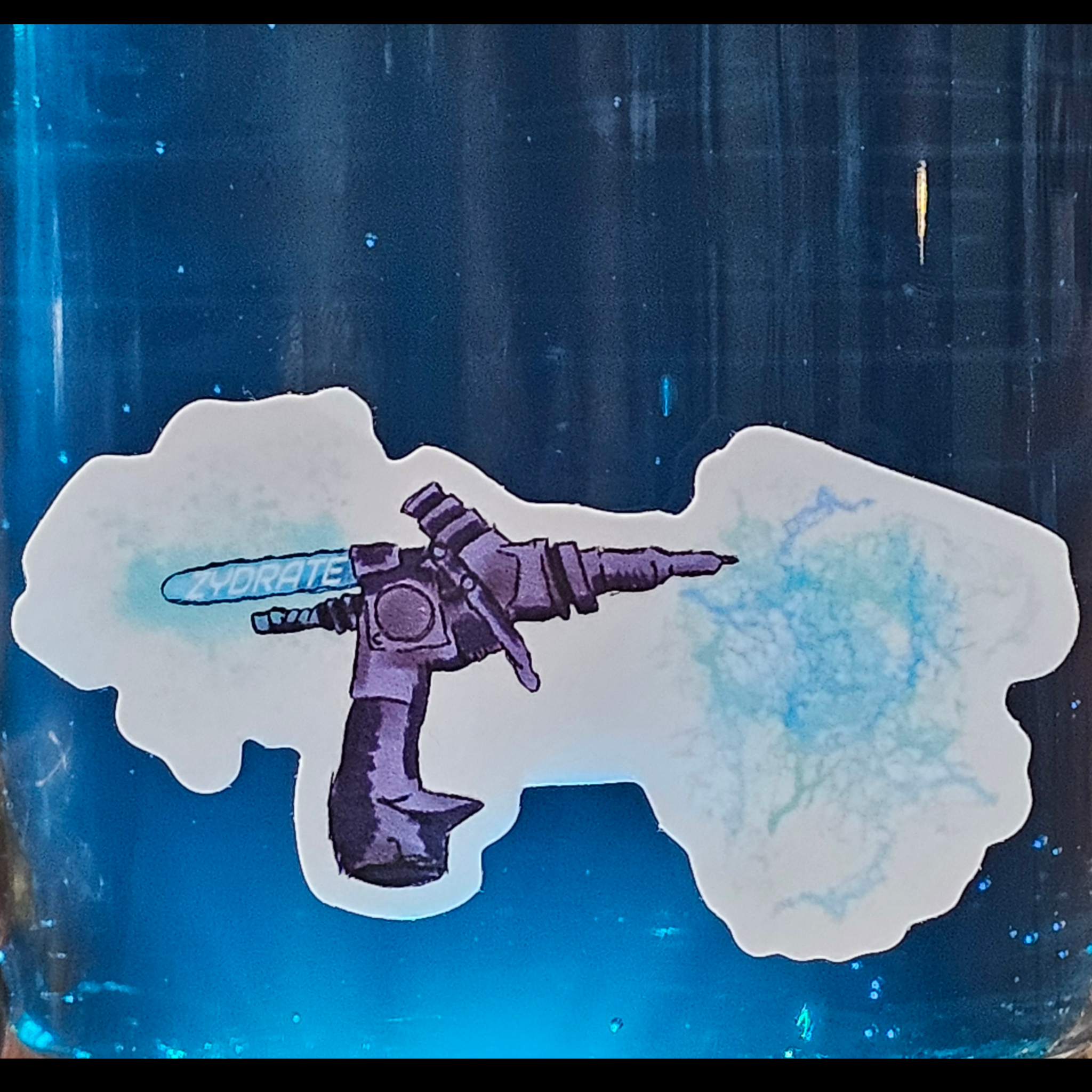 Zydrate vinyl sticker