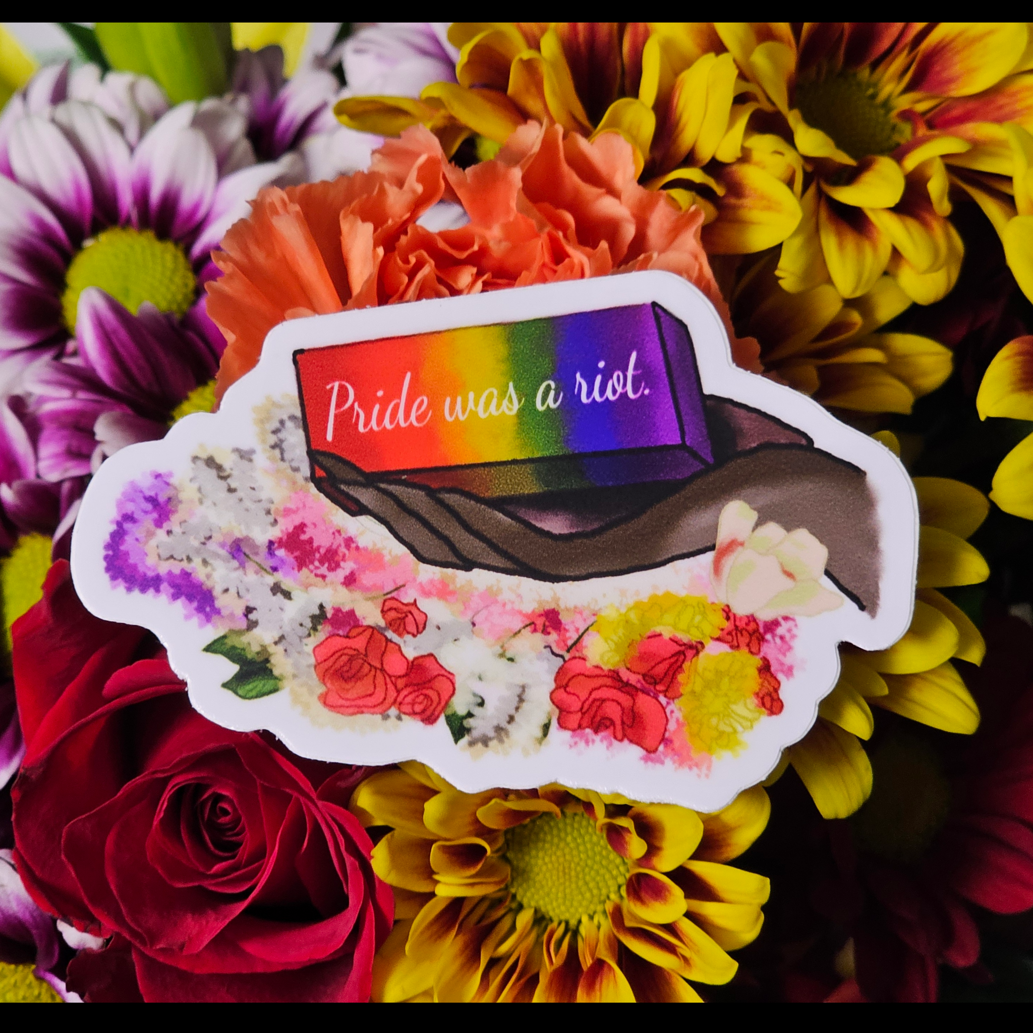 Pride was a Riot vinyl sticker